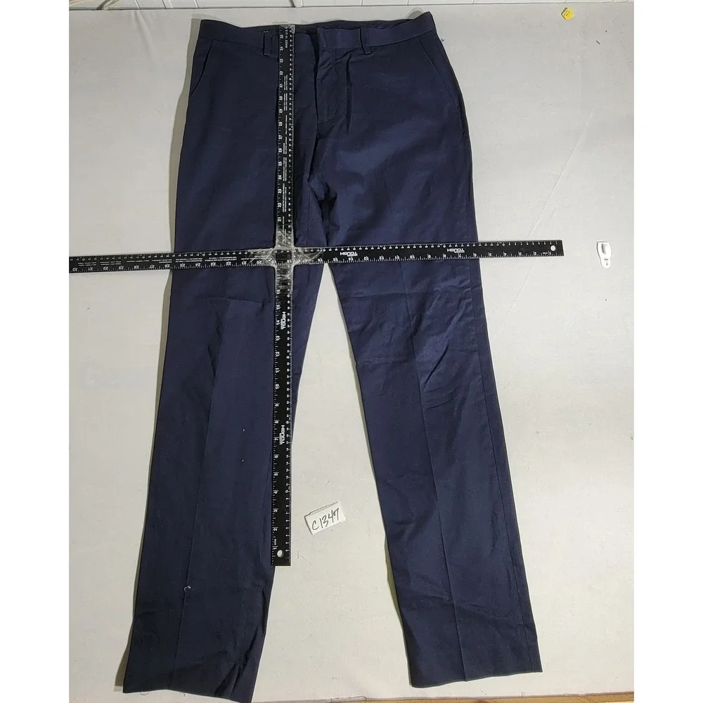 J.Crew Ludlow Slim Fit Navy Blue Dress Pants Trousers 32x34 Mens